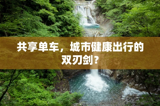 共享单车，城市健康出行的双刃剑？