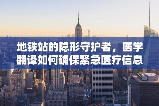 地铁站的隐形守护者，医学翻译如何确保紧急医疗信息无碍传递？