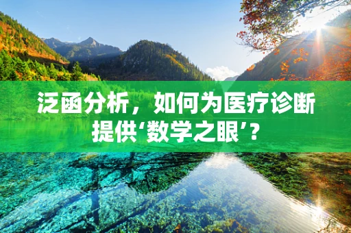 泛函分析，如何为医疗诊断提供‘数学之眼’？