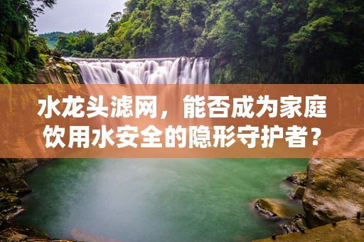 水龙头滤网，能否成为家庭饮用水安全的隐形守护者？