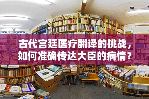 古代宫廷医疗翻译的挑战，如何准确传达大臣的病情？