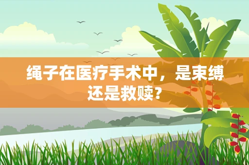 绳子在医疗手术中，是束缚还是救赎？