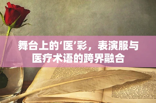 舞台上的‘医’彩，表演服与医疗术语的跨界融合