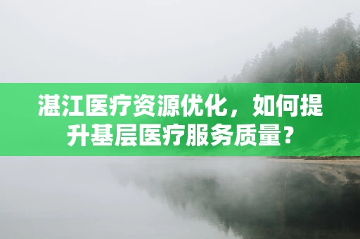 湛江医疗资源优化，如何提升基层医疗服务质量？
