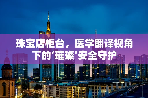 珠宝店柜台，医学翻译视角下的‘璀璨’安全守护