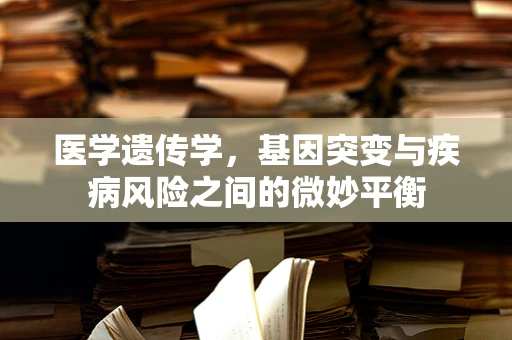 医学遗传学，基因突变与疾病风险之间的微妙平衡