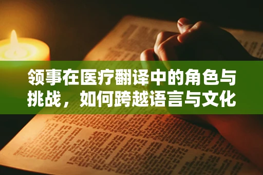 领事在医疗翻译中的角色与挑战，如何跨越语言与文化的鸿沟？
