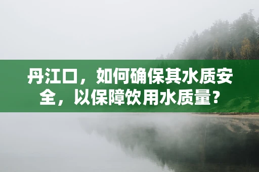丹江口，如何确保其水质安全，以保障饮用水质量？