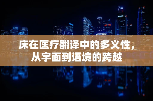 床在医疗翻译中的多义性，从字面到语境的跨越