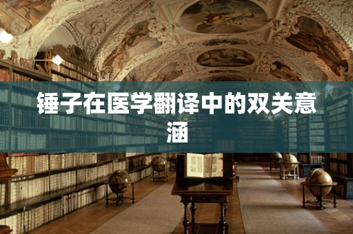 锤子在医学翻译中的双关意涵
