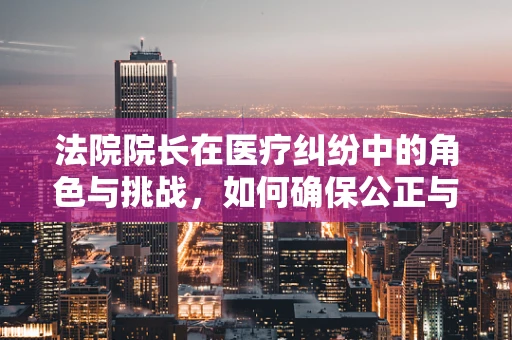 法院院长在医疗纠纷中的角色与挑战，如何确保公正与专业？