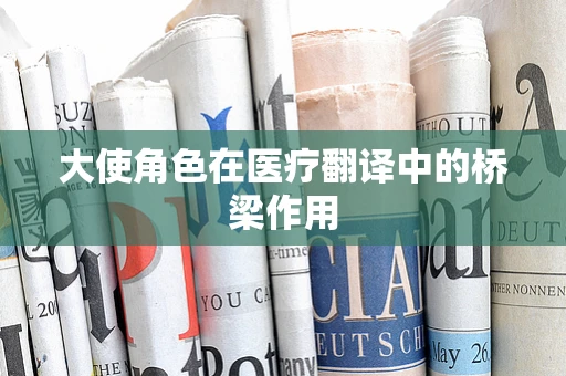 大使角色在医疗翻译中的桥梁作用