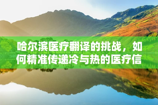 哈尔滨医疗翻译的挑战，如何精准传递冷与热的医疗信息？