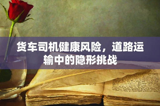 货车司机健康风险，道路运输中的隐形挑战