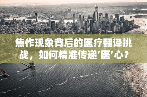 焦作现象背后的医疗翻译挑战，如何精准传递‘医’心？