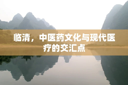 临清，中医药文化与现代医疗的交汇点
