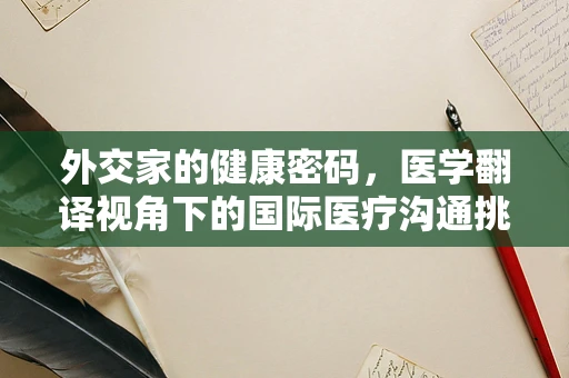 外交家的健康密码，医学翻译视角下的国际医疗沟通挑战