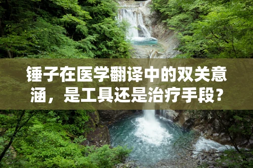 锤子在医学翻译中的双关意涵，是工具还是治疗手段？