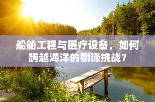 船舶工程与医疗设备，如何跨越海洋的翻译挑战？