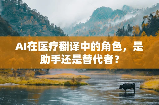 AI在医疗翻译中的角色，是助手还是替代者？