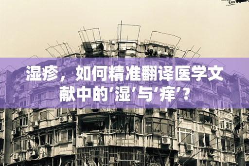 湿疹，如何精准翻译医学文献中的‘湿’与‘痒’？