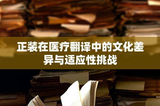 正装在医疗翻译中的文化差异与适应性挑战