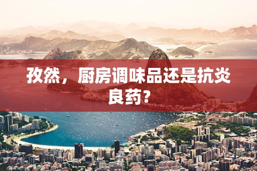 孜然，厨房调味品还是抗炎良药？