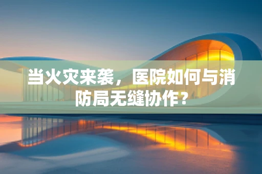 当火灾来袭，医院如何与消防局无缝协作？