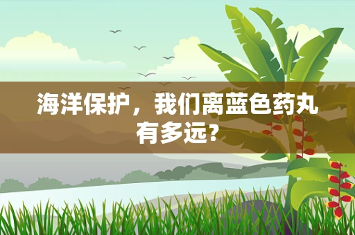 海洋保护，我们离蓝色药丸有多远？