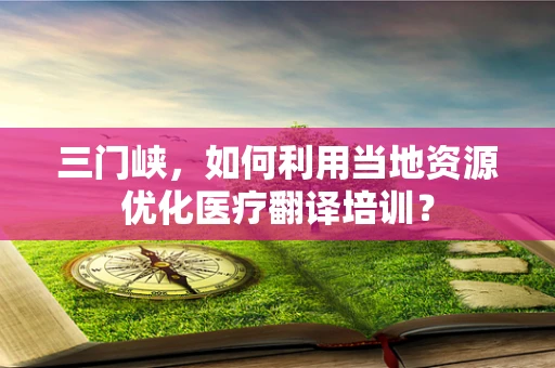 三门峡，如何利用当地资源优化医疗翻译培训？