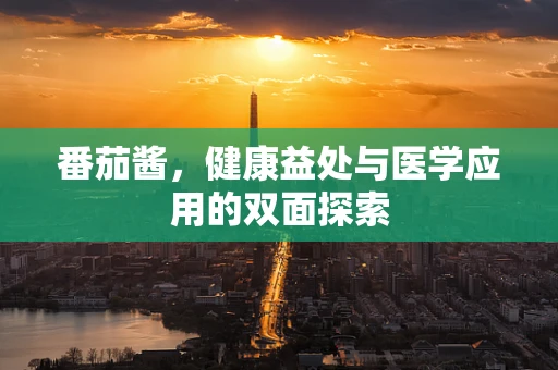 番茄酱，健康益处与医学应用的双面探索
