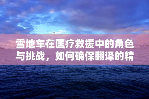雪地车在医疗救援中的角色与挑战，如何确保翻译的精准与及时？
