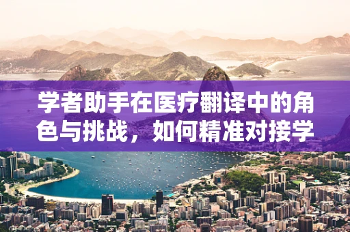 学者助手在医疗翻译中的角色与挑战，如何精准对接学术语言与医疗实践？