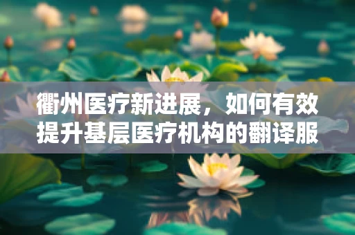 衢州医疗新进展，如何有效提升基层医疗机构的翻译服务质量？