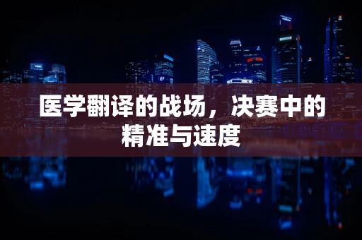 医学翻译的战场，决赛中的精准与速度
