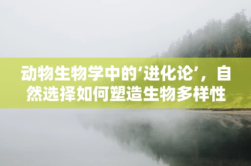动物生物学中的‘进化论’，自然选择如何塑造生物多样性？