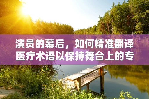 演员的幕后，如何精准翻译医疗术语以保持舞台上的专业形象？