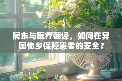 房东与医疗翻译，如何在异国他乡保障患者的安全？