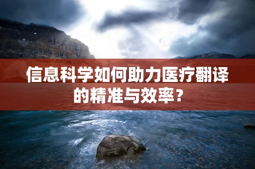 信息科学如何助力医疗翻译的精准与效率？