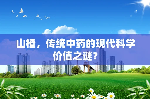 山楂，传统中药的现代科学价值之谜？