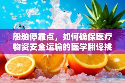 船舶停靠点，如何确保医疗物资安全运输的医学翻译挑战？