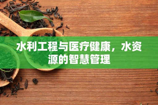 水利工程与医疗健康，水资源的智慧管理