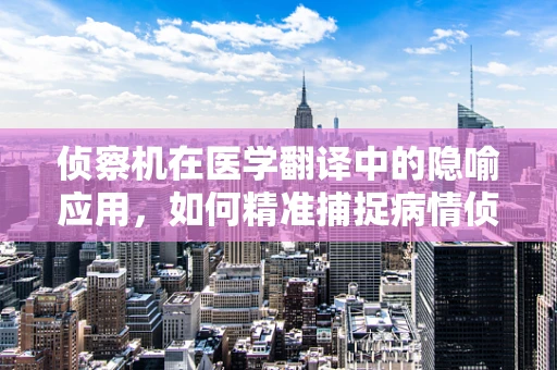 侦察机在医学翻译中的隐喻应用，如何精准捕捉病情侦察的微妙差异？