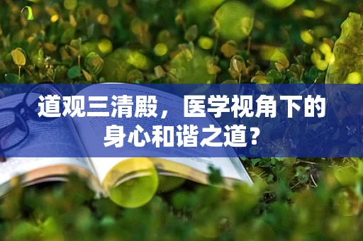 道观三清殿，医学视角下的身心和谐之道？