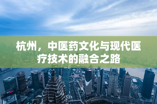 杭州，中医药文化与现代医疗技术的融合之路