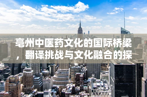 亳州中医药文化的国际桥梁，翻译挑战与文化融合的探索