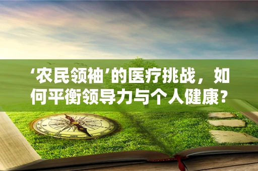 ‘农民领袖’的医疗挑战，如何平衡领导力与个人健康？