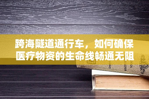 跨海隧道通行车，如何确保医疗物资的生命线畅通无阻？