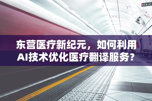 东营医疗新纪元，如何利用AI技术优化医疗翻译服务？