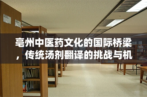 亳州中医药文化的国际桥梁，传统汤剂翻译的挑战与机遇